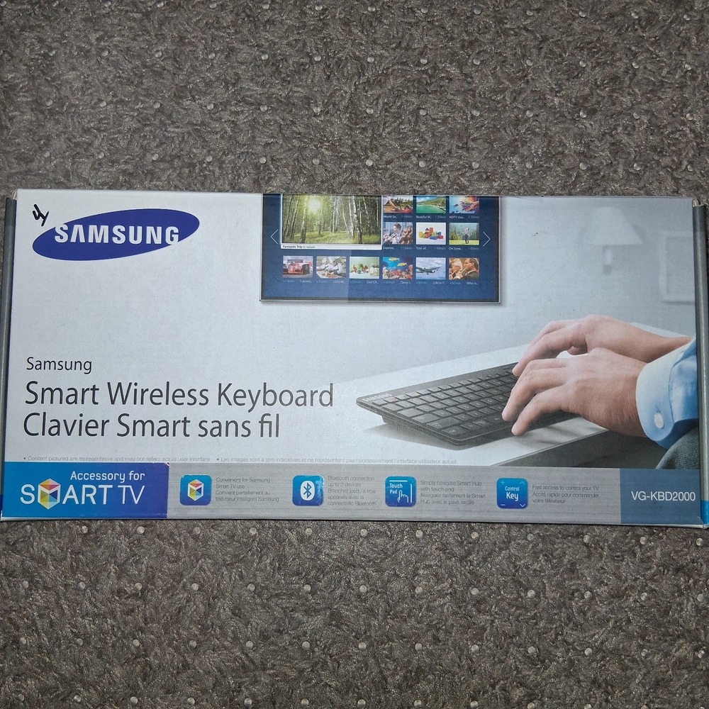 Open Box Samsung Smart Wireless Keyboard VG-KBD2000 for Smart TV, Tested